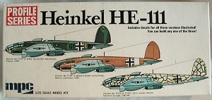 MPC Profile Series 1/72 HE-111 Heinkel 1511